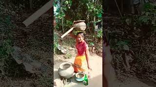 Adivasi Nari shortvideo short viral villagelifestyle short [upl. by Ennagem721]