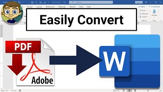 Easily Convert PDFs to Microsoft Word Format [upl. by Thgiwed]