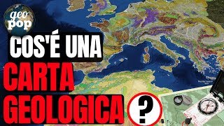 ▶️ LE CARTE GEOLOGICHE COSA SONO COME VENGONO FATTE E A CHE DIAVOLO SERVONO GeologiaPOP [upl. by Clay]