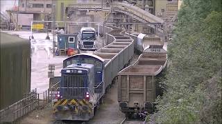 Trains at Whatley Quarry 17718 [upl. by Sllew]