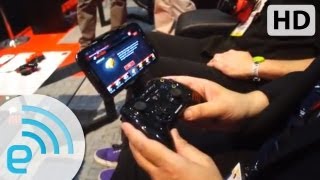 Mad Catz MOJO Android console and CTRL Wireless GamePad handson  Engadget at E3 [upl. by Davena937]