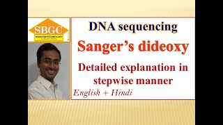 Sangers dideoxy DNA sequencing method [upl. by Areval]