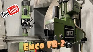 Emco FB2 Milling Machine Attachment Fräsmaschine Fräse [upl. by Ketty]