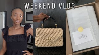 WEEKEND VLOG  New Tory Burch Bag  Shoes Grocery Shop With Me [upl. by Pasol]