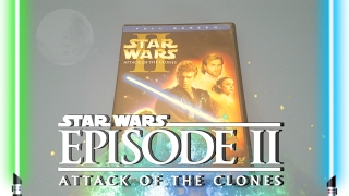 Star Wars ll Attack of the Clones Unboxing 2Disc DVD [upl. by Morell298]