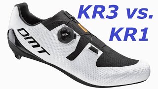 DMT KR3 vs DMT KR1 Cycling Shoes [upl. by Nueoht]