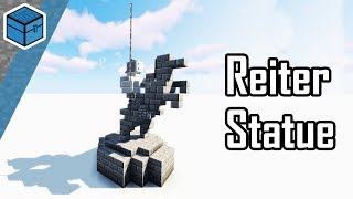 Minecraft Statue bauen  Minecraft Reiter Statue bauen deutsch eng Subtitle [upl. by Leith]