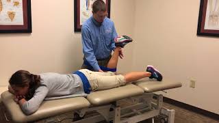 Prone knee flexion MWM [upl. by Naened]