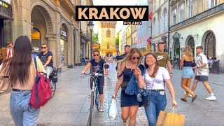 Krakow Poland 🇵🇱  May 2022  Summer 🌞 Walking Tour 4KHDR ▶63 min [upl. by Llenahs240]