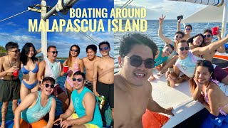 Boating Around MALAPASCUA ISLAND [upl. by Dnalyr]