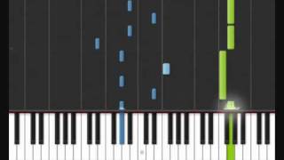 Ludovico Einaudi  Giorni Dispari Synthesia  piano tutorial [upl. by Hewart]