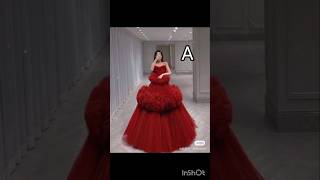 choose your name first letter and see your gown 🥰🥰shorts shortvideo fashion reels shortsfeed [upl. by Lemra]