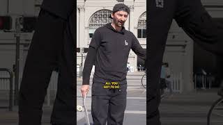 LANDING HIS FIRST EVER KICKFLIP brailleskateboarding skateboard skate [upl. by Gentilis]