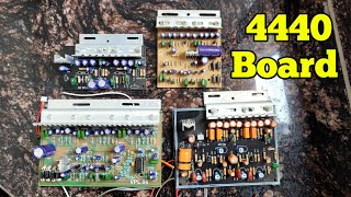 Best Amplifier board  सब से अच्छा Board 4440 ic  Electronics Verma [upl. by Legnaesoj]