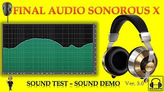 FINAL AUDIO SONOROUS X  Review Recensione Sound Demo Sound Test [upl. by Maryn]