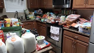 Grocery Haul 440 HEB Monthly Stockup Haul [upl. by Saimerej]