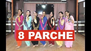 8 Parche  Easy Bhangra Dance Steps  Choreography Step2Step Dance Studio Mohali  Baani Sandhu [upl. by Haberman]