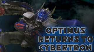 Transformers The Last Knight Stop Motion  Optimus Meets Quintessa [upl. by Eelynnhoj486]