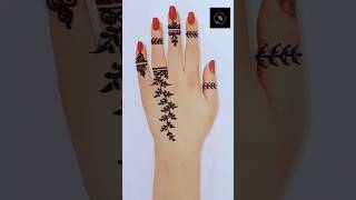 stylish mehndi design for back hand beautiful and easy mehndi designs simple mehndi design [upl. by Fellner]