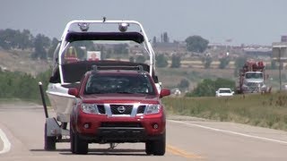 2013 Nissan Frontier PRO4X Pickup 060 MPH Towing Test Episode 2 [upl. by Axel]