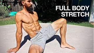 Full Body Stretching Routine 15 min Follow Along [upl. by Eenaej]