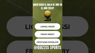 Cuestionario del balón de oro quiz futbol footballtournament france balondeoro europa [upl. by Hollington]