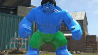 LEGO Marvel Super Heroes  Blue Hulk Free Roam Gameplay PS4 [upl. by Nerrol102]