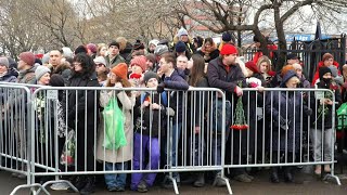 People gather in Moscow for Alexei Navalnys funeral  AFP [upl. by Gualterio]