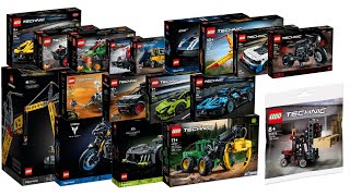 All LEGO Technic Sets 2023 CompilationCollection Speed Build [upl. by Brost]