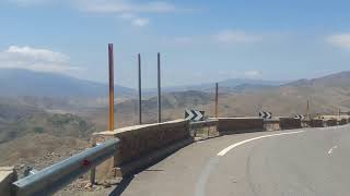 منظر رائع من تيشكا طريق مراكش ورزازات col de tichka marrakech ouarzazate [upl. by Nomi]