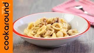 Orecchiette con salsa di noci  Ricetta primo piatto sfizioso [upl. by Kosse]