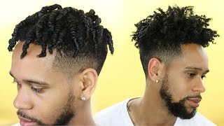 Mens Natural Hair Tutorial  Twist Out [upl. by Gus]