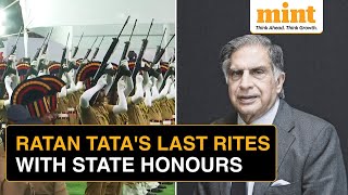 Ratan Tata Cremated With State Honours Thousands Gather To Pay Tributes  Ratan Tata Funeral [upl. by Joann998]