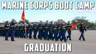 USMC GRADUATION  Bravo amp November Company Distinguished Honor Graduates [upl. by Bunker255]