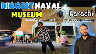 Karachi Maritime Museum  Naval Biggest Museum In Pakistan  Pakistan Navy  Faisi Khan World [upl. by Ede]