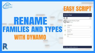 How to bulk rename families and types in Revit with Dynamo [upl. by Aneral15]