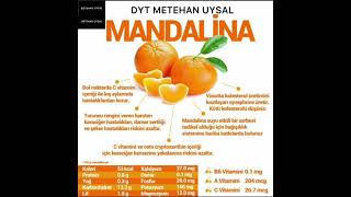 MANDALİNANIN FAYDALARI DİYETİSYEN BESLENME UZMANI VE DİYET UZMANI METEHAN UYSAL [upl. by Zul]