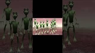 DameTUcosita Animation Green  Alien Dancing meme  FunnyAlien Dance [upl. by Ojillib]