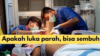 luka dekubitus yang lebar bisa sembuh [upl. by Nylakcaj]