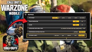 Warzone Mobile Major NEW Graphics Settings Leak Will Fix The Game [upl. by Neelia]