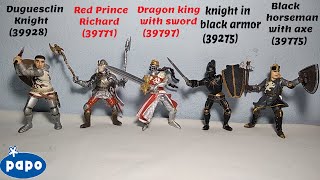 Papo Duguesclin Knight39928Prince Richard39771Dragon king39797Knight39275Horseman39775 [upl. by Germaine]