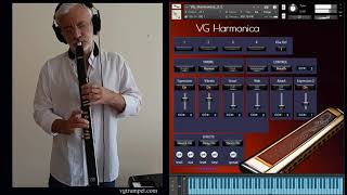 AKAI EWI and VG Harmonica sound library for NI Kontakt [upl. by Kealey527]