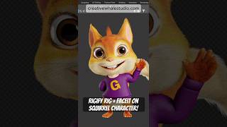 Rigging a character with faceit and rigify blender3d tips 3d blendertutorial rigging [upl. by Anele]