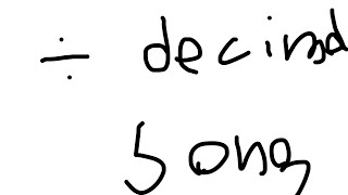 Dividing decimal song 🎶 [upl. by Saire]