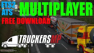 How To Play Euro Truck Simulator 2 Multiplayer In 2024  Tutorial  TruckersMP Download [upl. by Jaban]