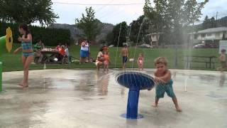 Jack Shaw Splash Park in Osoyoos [upl. by Kapoor]