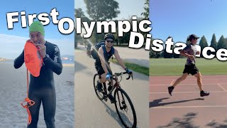 My First Triathlon Training Plan  8 Week Olympic Distance Triathlon Plan Vlog [upl. by Anahtor]