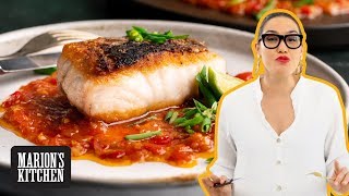 Make the CRISPIEST crispy fish fillets at home  Crispy Sweet Chilli Sambal Fish  Marions Kitchen [upl. by Anolahs234]