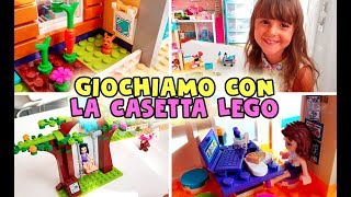 Scherzetti e attacco del MegaGatto Giochiamo con Lego Friends [upl. by Yttam907]