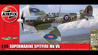 Airfix 124 Spitfire vb [upl. by Ettenwad514]